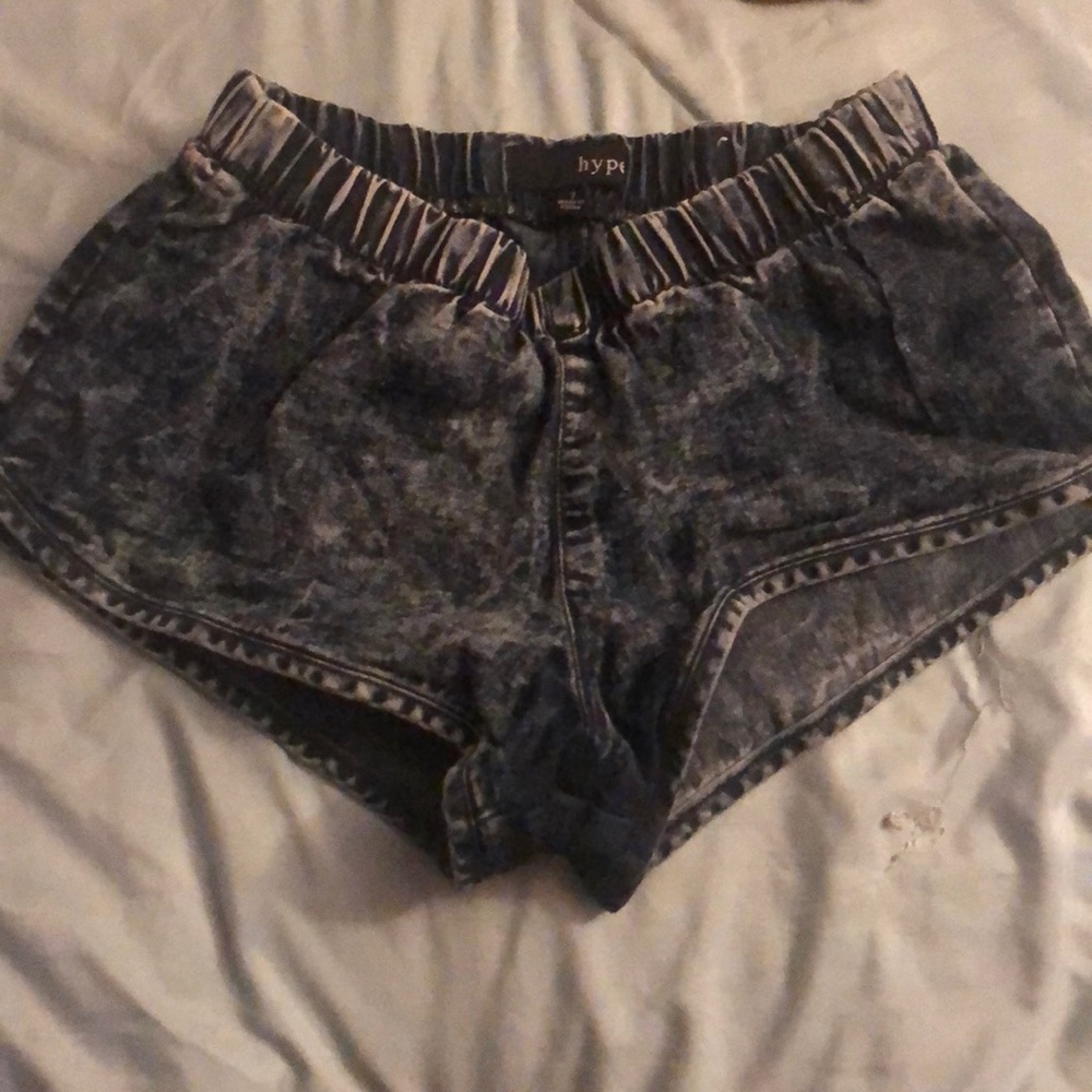 Denim Blue Short Shorts